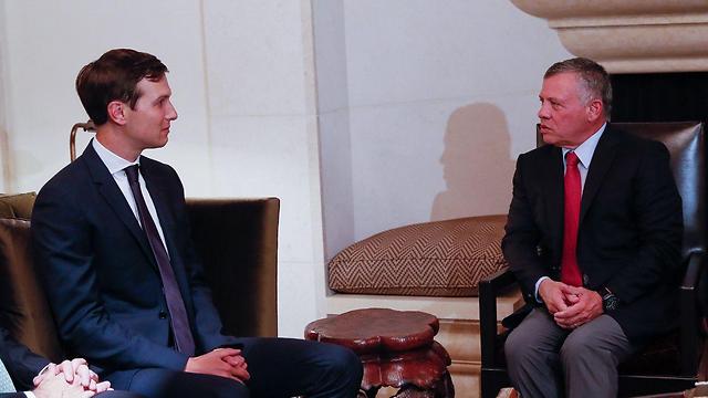 King Abdullah meeting with White House aide Jared Kushner in Amman 