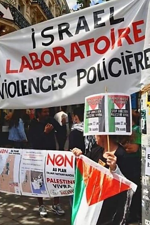  Anti-Israel rally in Paris 