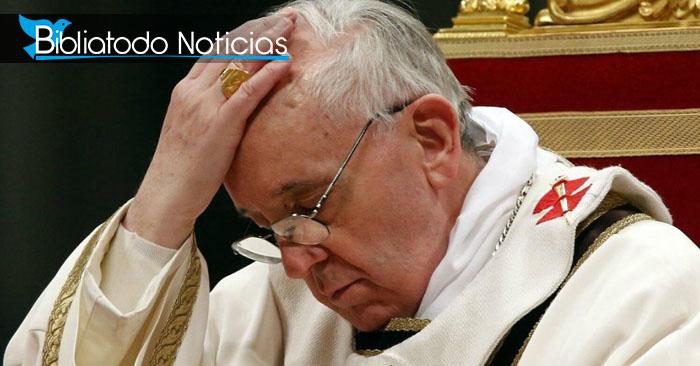 El papa no realizará misas indefinidamente por problemas de salud