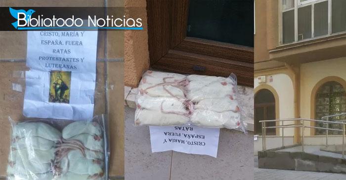 Iglesia evangélica en España es atacada con ratas por supuesta traición al catolicismo