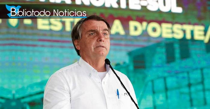 Bolsonaro cita frase bíblica para exhortar a su país por temor a contagios de Covid