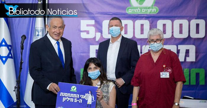 Israel celebra los 5 millones de personas vacunadas contra el Covid