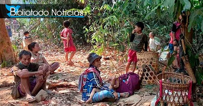 Cristianos en Myanmar escapan hacia los bosques para poder sobrevivir a la guerra militar