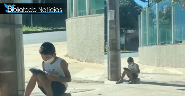 Personas se unieron para cambiar la vida de un niño que fue visto leyendo la Biblia en la calle