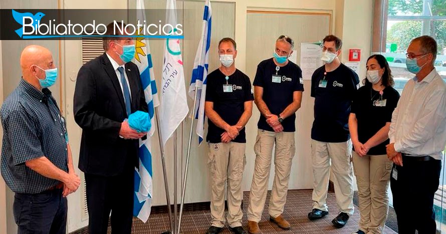 Israel envió a su mejor equipo médico para ayudar a Uruguay contra el Covid