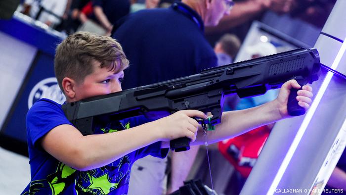EE.UU. Houston NRA convención niños armas de fuego