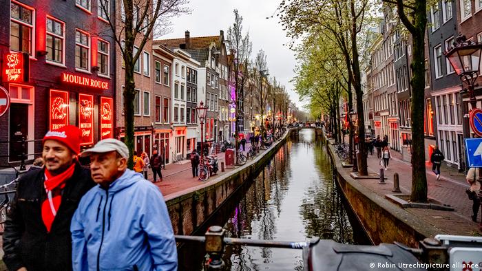 Barrio rojo holandés en Amsterdam