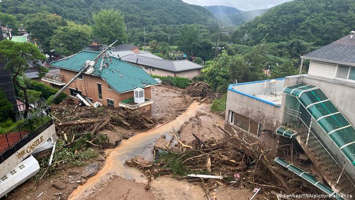 Corea del Sur, Gwangju |  Inundaciones por fuertes lluvias