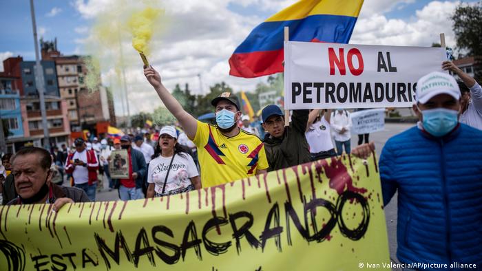 Colombia |  Protesta contra los planes de reforma del gobierno