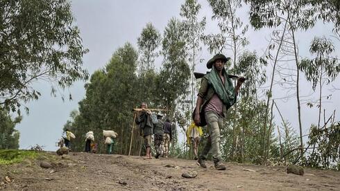 Un miembro de una milicia armada en Gondar.